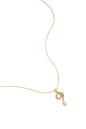 Ketting met belegde slang bedel