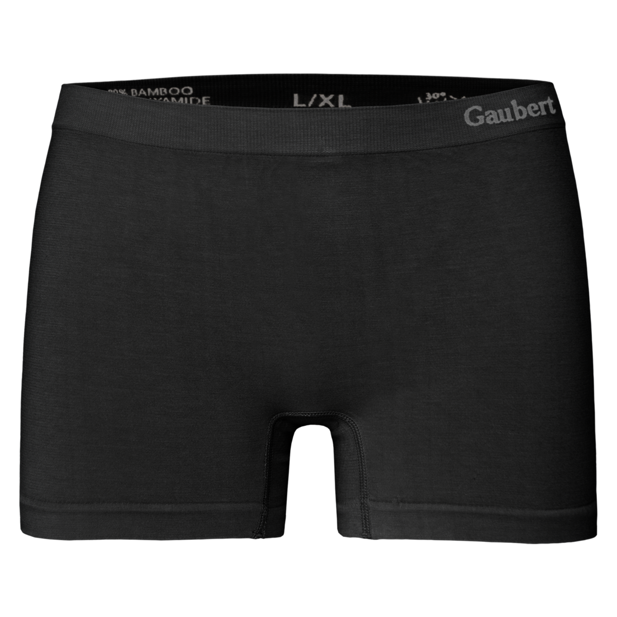 Gaubert Naadloze Dames Bamboe Boxershorts - Zwart - 2 Stuks