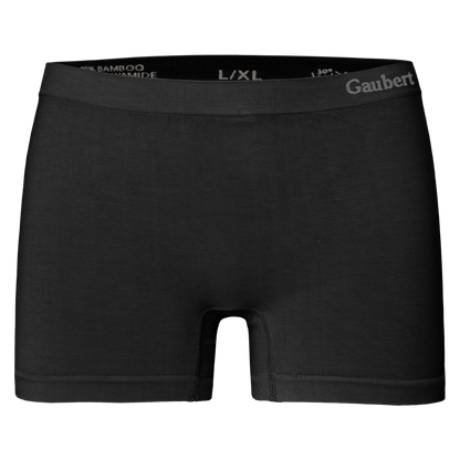 Gaubert Naadloze Dames Bamboe Boxershorts - Zwart - 2 Stuks