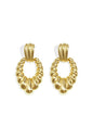Statement oorbellen schelpmotief