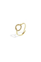 Roestvrijstalen minimalistische ringen cirkel Casual Dagelijks Eenvoudig Serie Dames sieraden