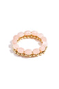 Armbandenset met asymmetrische kralen