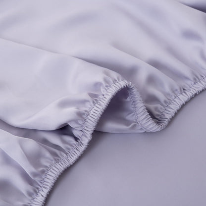 Lila Bamboe Hoeslaken voor Topdekmatras Premium – 400TC Tanboocel – 100% bamboe – Lavender Mist