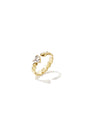 Ring met wisselende harten en zirkonia