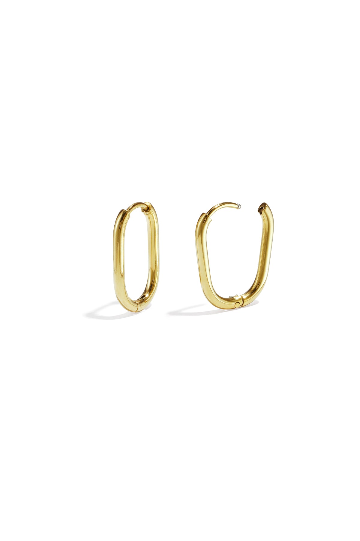 Oval hoops Stainless Steel