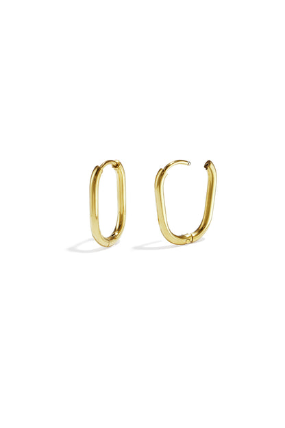 Oval hoops Stainless Steel