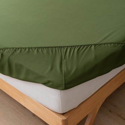 Donkergroen Bamboe Beddengoedset 2-persoons – 400TC Tanboocel - Deep Moss