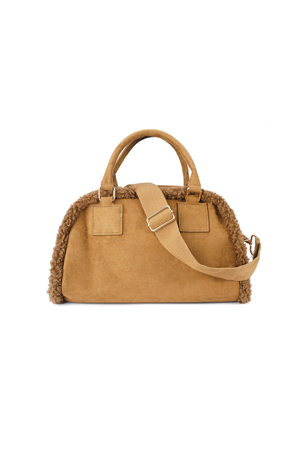 Schoudertas met teddy details