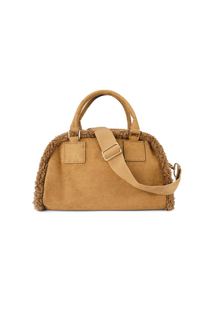 Schoudertas met teddy details