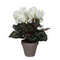 Kunstplant Cyclamen Wit