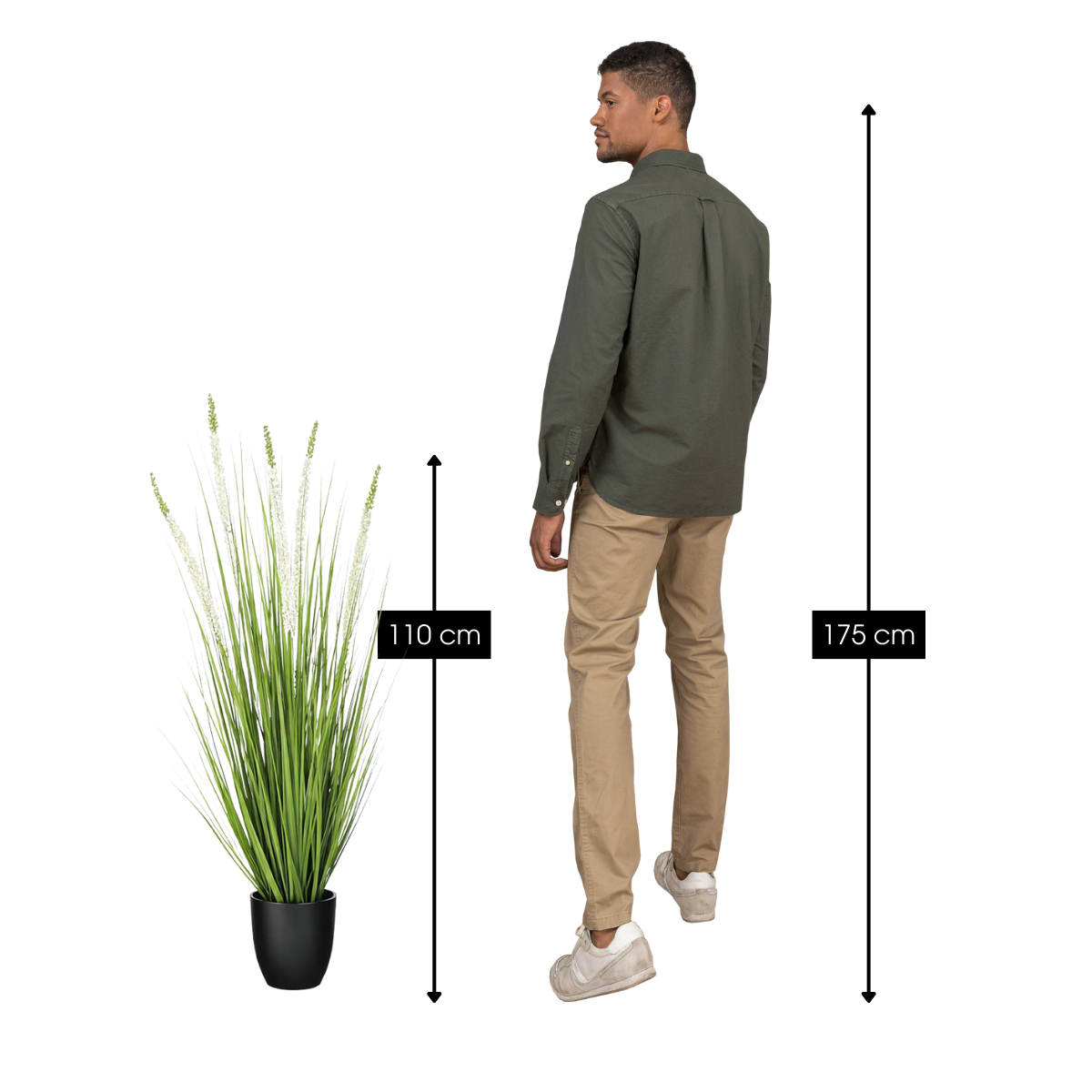 Artificial Ornamental Grass White