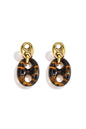 Acryl oorbellen met druppelvorm, geometrische stijl, casual, alledaags, eenvoudige serie, dames sieraden