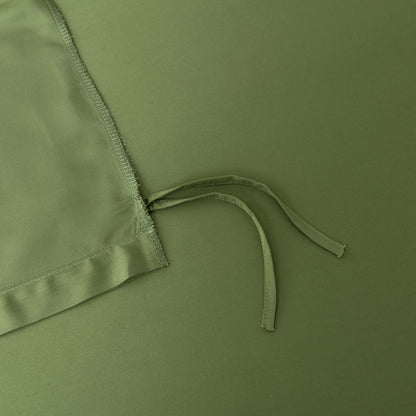 Donkergroen bamboe dekbedovertrek Premium - 400TC Tanboocel - 100% bamboe Deep Moss