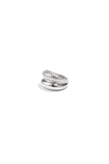 Dubbele ring met structuur