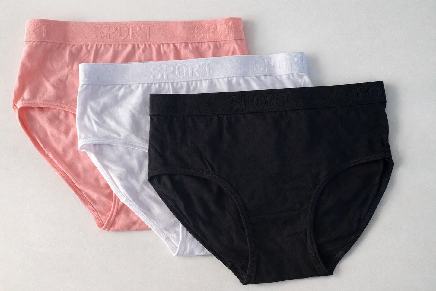 3 stuks Katoenen slip dames – comfortabel