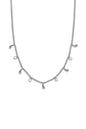 Roestvrijstalen hangerkettingen Droplet Simple Daily Simple Series Damessieraden