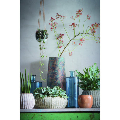 Decoratieve fles Guan Blauw