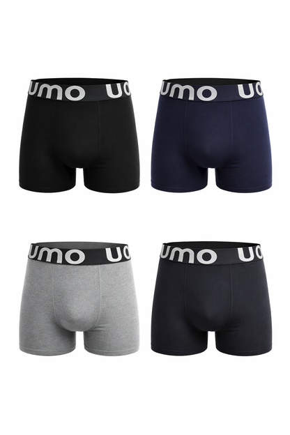 4 stuks Katoen heren sport boxershorts lange pijpen