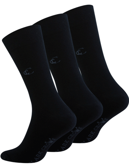 3 paar PREMIUM business-sokken voor heren in zwart 43-46