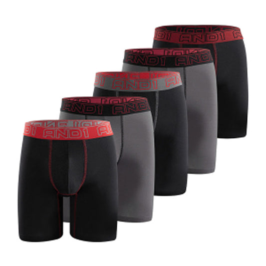 5 pack AND1 Lange sport boxershorts