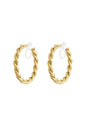 Luxe hoop clip oorbellen
