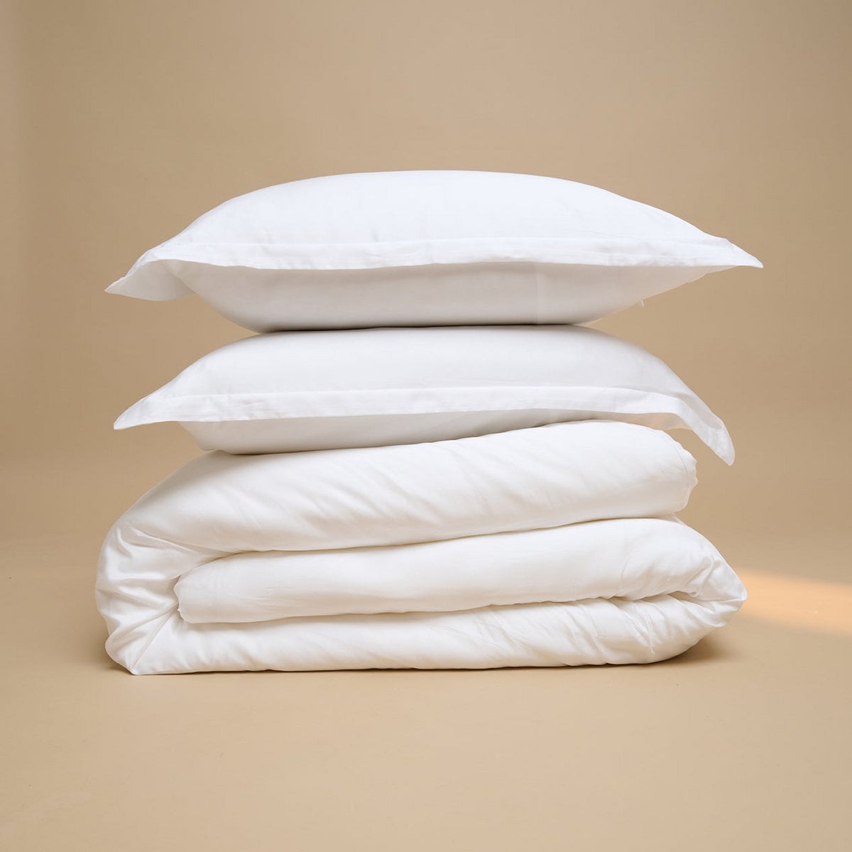 TENCEL™ - Sateen Dekbedovertrek Wit