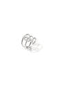 3 laagse ring met belegde ellipsvorm