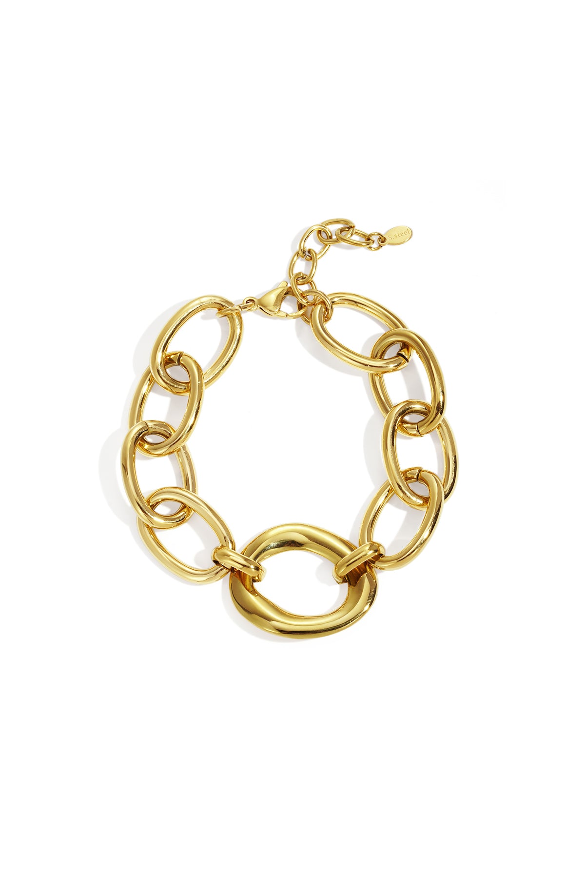Roestvrijstalen kettingarmbanden Ketting Casual Dagelijks Eenvoudig Serie Damessieraden