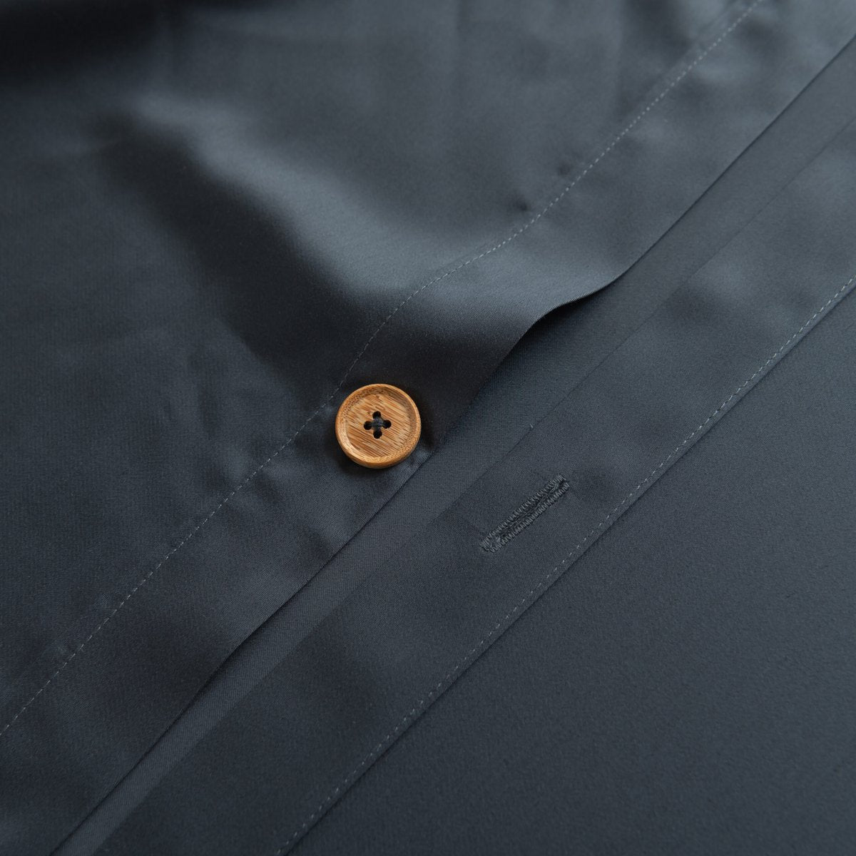 Donkerblauw bamboe dekbedovertrek Premium - 400TC Tanboocel - 100% bamboe - Space Blue