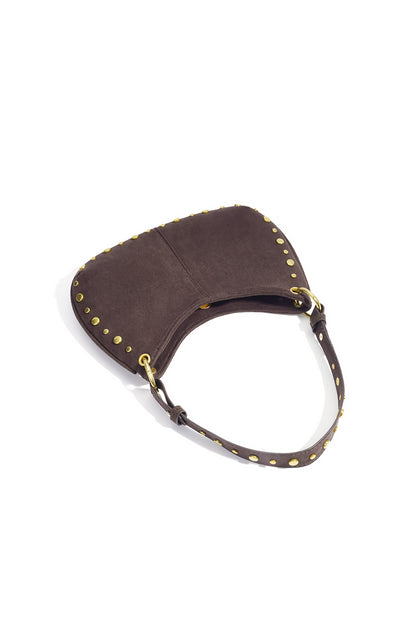 Schoudertassen Rivet Casual Suède Dagelijkse Accessoires