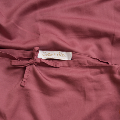Kids - TENCEL™ Twill Dekbedovertrek Dusty Rose