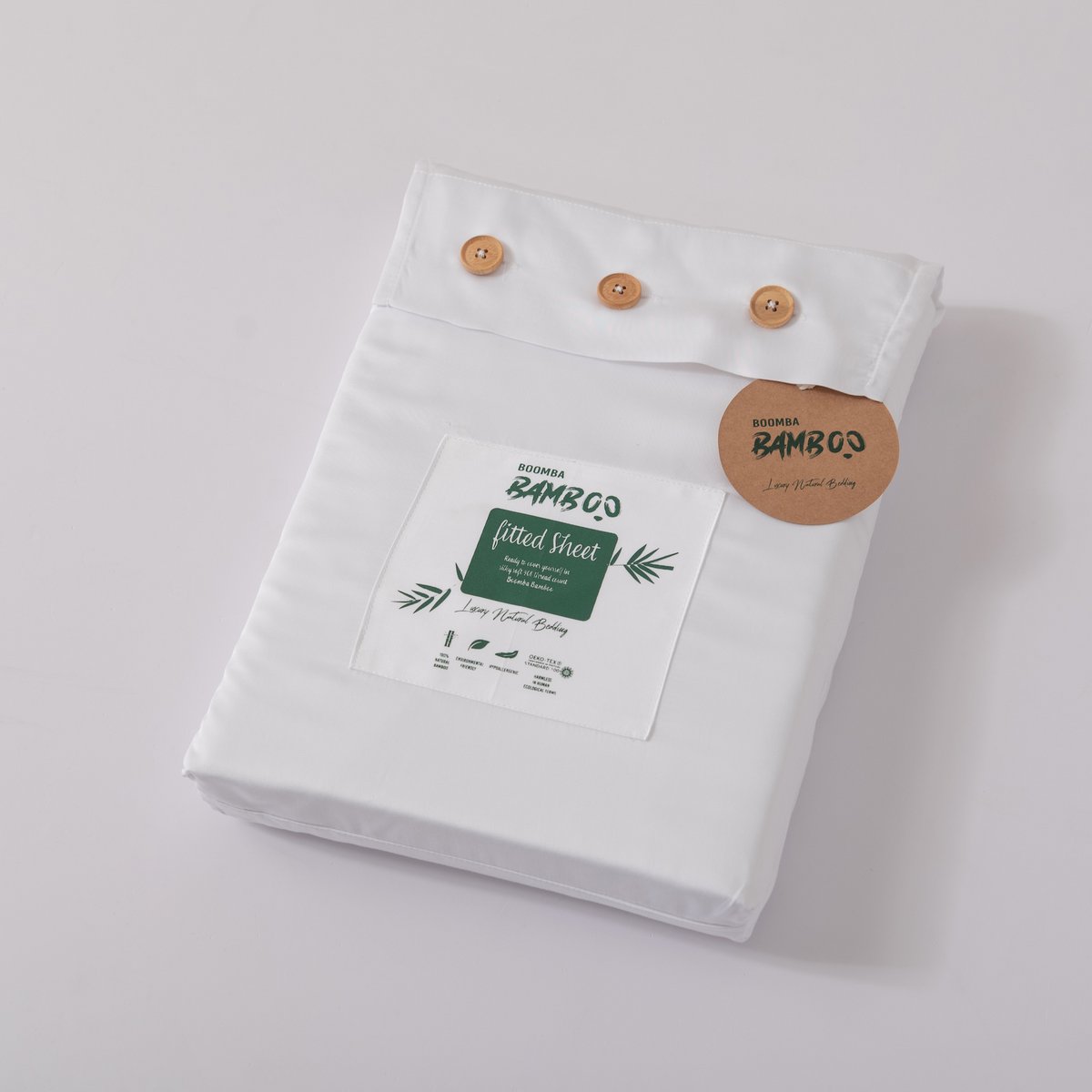 Wit Bamboe Beddengoedset 2-persoons – 400TC Tanboocel - Coco White