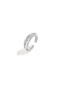 Dubbele ring met kleine steentjes