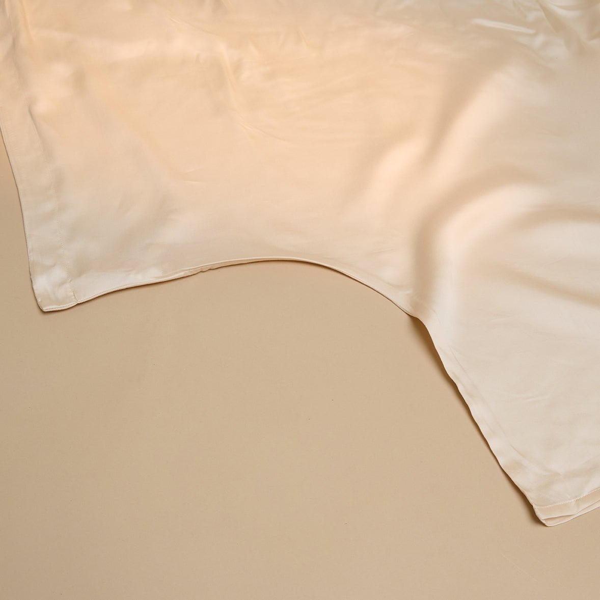 TENCEL™ Sateen Dekbedovertrek Wit Zand