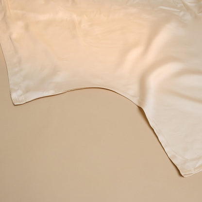 TENCEL™ Sateen Dekbedovertrek Wit Zand