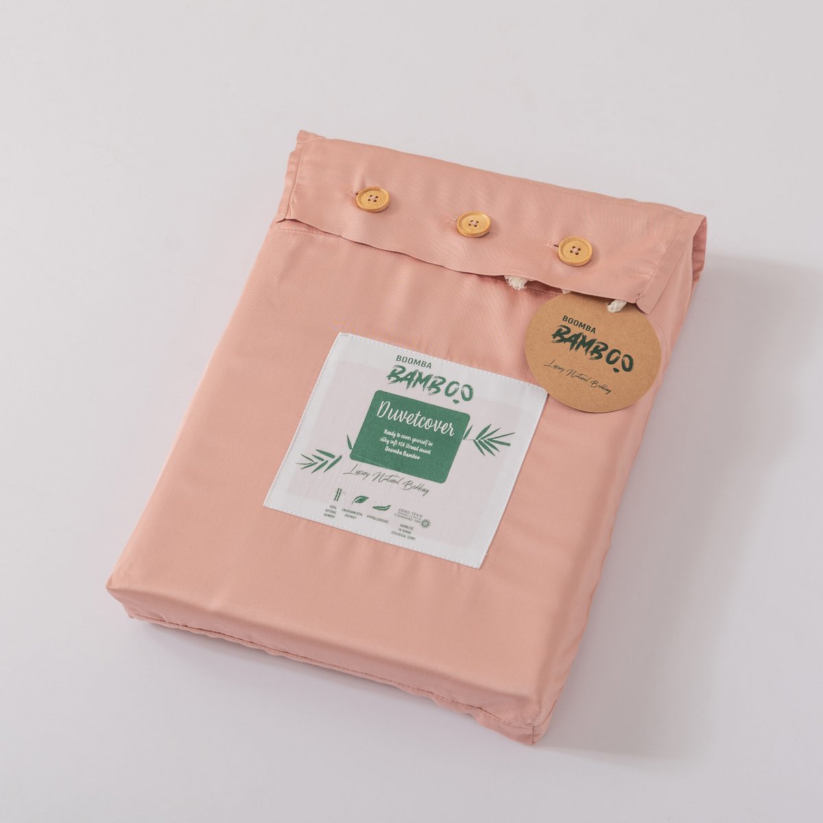 Roze bamboe Beddengoedset 1-persoons – 400TC Tanboocel - Cuddle Pink