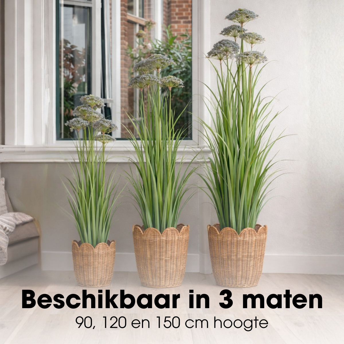 Artificial Plant Decorative Grass Purple