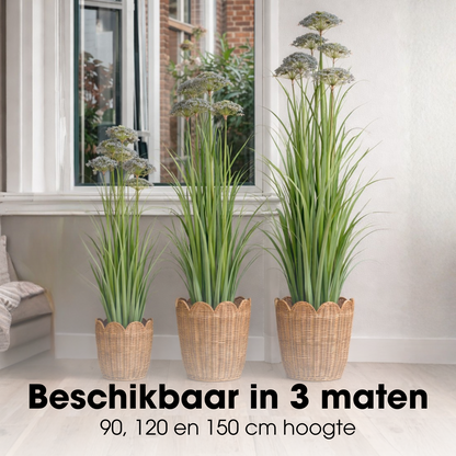 Artificial Plant Decorative Grass Purple