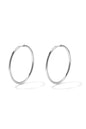 stainless steel earrings hoops medium