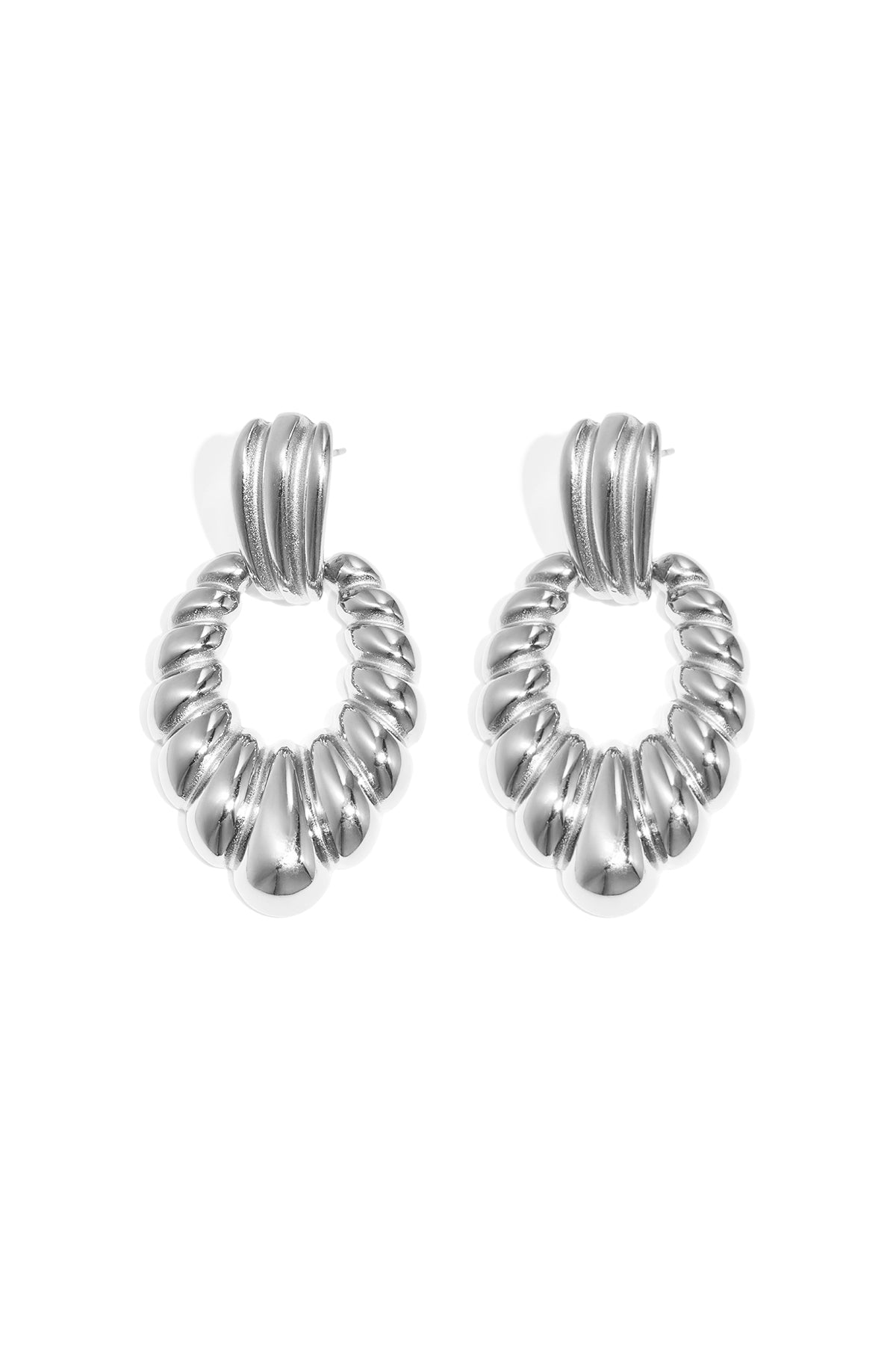 Statement oorbellen schelpmotief