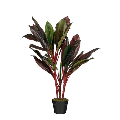 Kunstpflanze Cordyline Rot