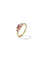 Ring met vierkante steentjes