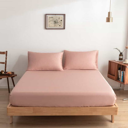 Roze bamboe Beddengoedset 1-persoons – 400TC Tanboocel - Cuddle Pink