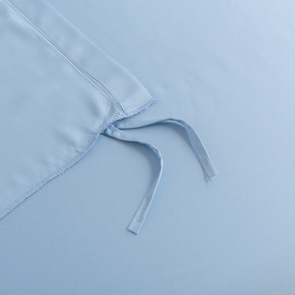 Lichtblauw Bamboe Beddengoedset 2-persoons – 400TC Tanboocel - Sky Blue