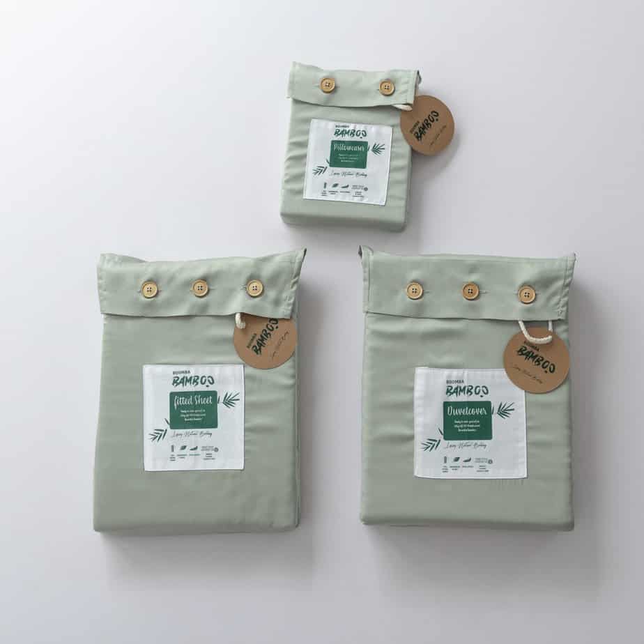 Lichtgroen Bamboe Beddengoedset 2-persoons – 400TC Tanboocel - Sage Green