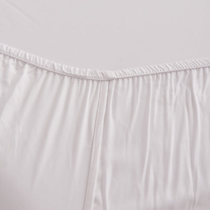 Wit bamboe Hoeslaken voor Topdekmatras Premium – 400TC Tanboocel – 100% bamboe – Coco White