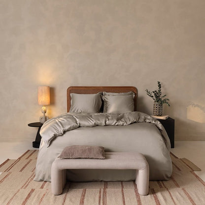 TENCEL™ - Sateen Dekbedovertrek Taupe