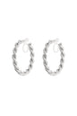 Luxe hoop clip oorbellen