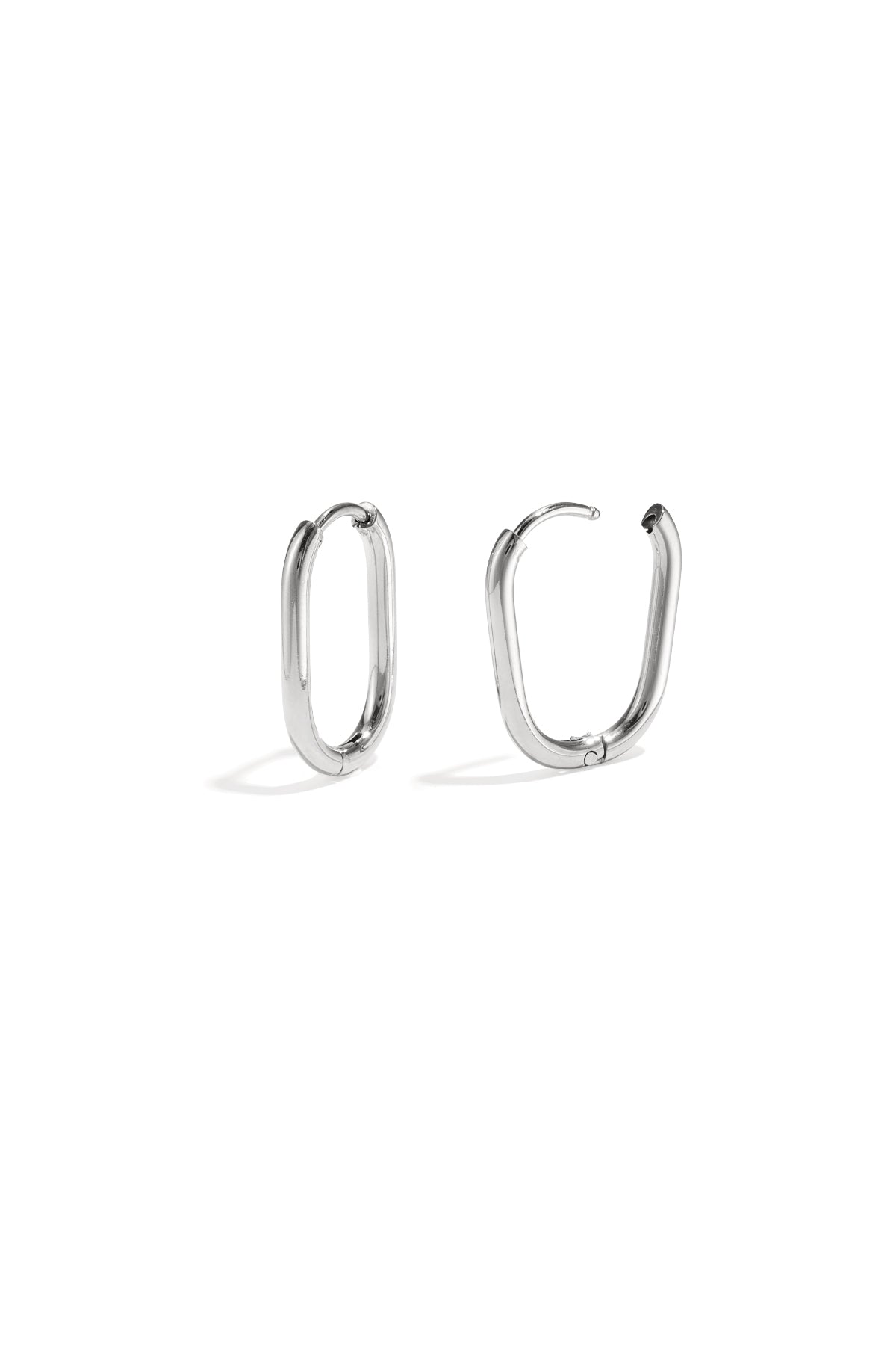 Oval hoops Stainless Steel