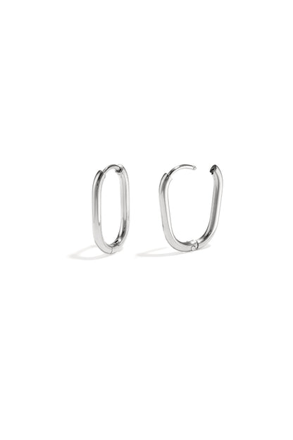 Oval hoops Stainless Steel
